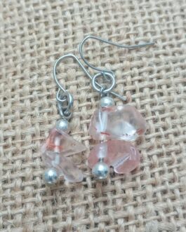 Aros Escalla de Cuarzo Rosa
